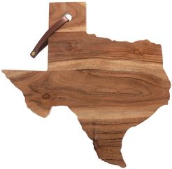 BIDKhome Acacia Wood Texas Cutting Board
