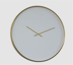 BIDKhome White with Gold Simple Dial Clock