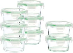 Kinetic GoGreen Glassworks Round 16pc Food Storage Set