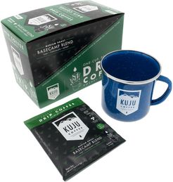 Kuju Coffee Set of 10 Basecamp Blend Adventure Kit with Mug