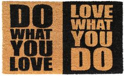 RugSmith Natural Do What You Love Doormat