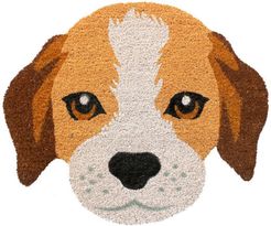 RugSmith Natural Shaped Beagle Face Doormat