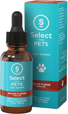 Select CBD CBD Pet Oil Tincture 750MG Bacon