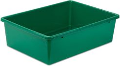 Honey-Can-Do Large Plastic Bin in Green