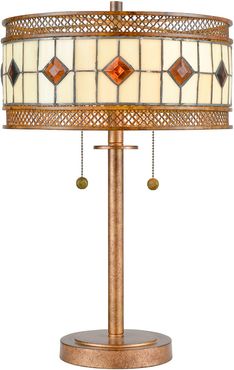 Minerals Tiffany Table Lamp