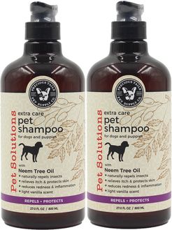 Precious Tails Pet Solutions Insect Repellent Pet Shampoo with Neem Tree Oil