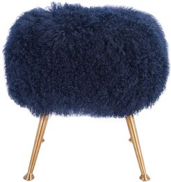 Safavieh Couture Anna Sheepskin Ottoman