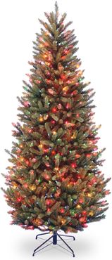 National Tree Company 7.5ft Natural Fraser Slim Fir Hinged Tree