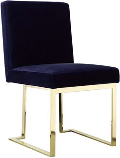 Pangea Set of 2 Gold Dexter Side Chairs