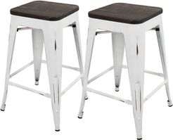 Lumisource Set of 2 Oregon Counter Stools