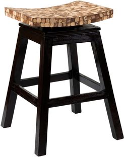East at Main's Carnation Coconut Shell Counterstool