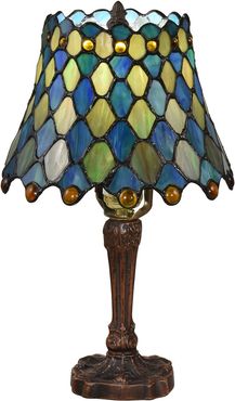 Maile Brass Tiffany Table Lamp