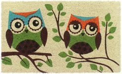 Two Owls Coir Indoor/Outdoor Doormat