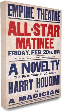 Stupell Vintage Empire Theatre Harry Houdini Poster