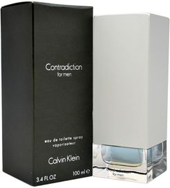 Calvin Klein Contradiction Men's 3.4oz Eau De Toilette Spray