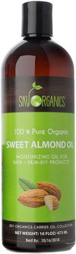 Sky Organics 16oz Organic Cold-Pressed Sweet Almond Oil
