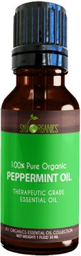 Sky Organics 1oz Organic Peppermint Essential Oil