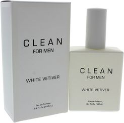Clean Men's 3.4 oz White Vetiver Eau de Toilette Spray