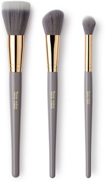Terre Mere Cosmetics 3pc Face Cheek & Highlight Brush Set