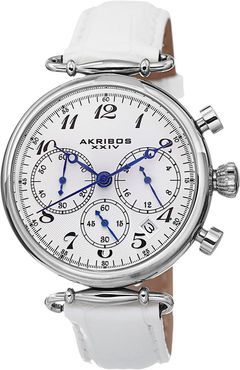 Akribos XXVI Women's Leather Watch