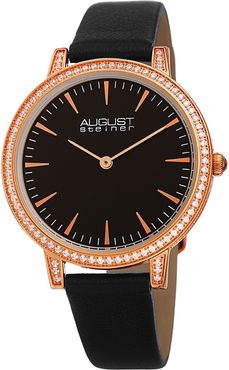 August Steiner Women's Leather Watch