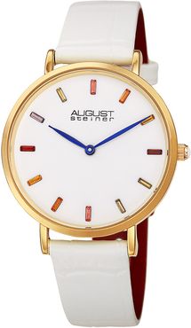 August Steiner Women's Leather Watch