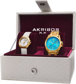 Akribos XXIV Women's Set of Two Watches