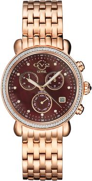 GV2 Women's Marsala Chronograph Diamond Watch