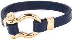 Jean Claude Leather Hook Bracelet