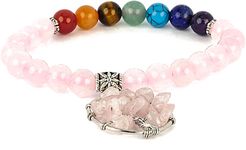 Jean Claude Pink Quartz Chakra Bracelet