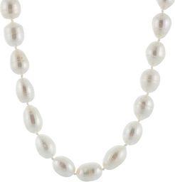 Splendid Pearls Silver 13-15mm Freshwater Pearl Necklace