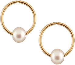 Splendid Pearls 14K Yellow Gold 5-5.5mm Freshwater Pearl Drop Earrings