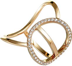 Swarovski Crystal Rose Gold Plated Ring