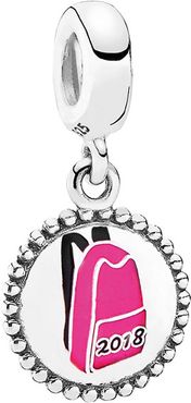 PANDORA Silver & Enamel Backpack Dangle Charm