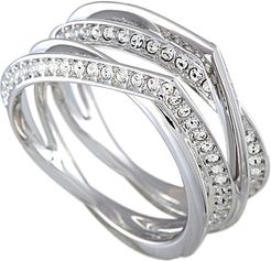 Swarovski Crystal Rhodium Plated Ring