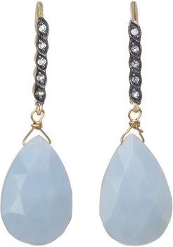 Margo Morrison New York 18K & Silver Gemstone Drop Earrings