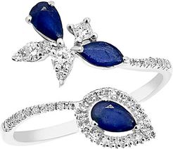 Diana M. Fine Jewelry 14K 0.59 ct. tw. Diamond & Sapphire Ring