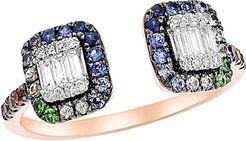 Diana M. Fine Jewelry 14K Rose Gold 0.60 ct. tw. Diamond & Sapphire Ring