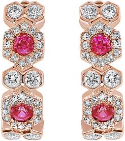 Diana M. Fine Jewelry 0.72 ct. tw. Diamond & Sapphire Earrings