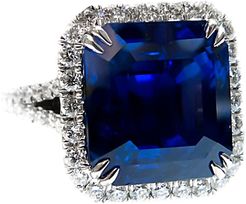 Diana M. Fine Jewelry Platinum 15.17 ct. tw. Diamond & Sapphire Ring