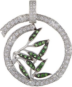 Certified Carrera y Carrera 18K 1.74 ct. tw. Diamond & Tsavorite Pendant