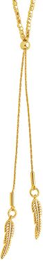Sterling Forever 14K Plated Bolo Necklace