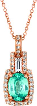 Le Vian? 14 Rose Gold 1.76 ct. tw. Diamond & Gemstone Pendant Necklace