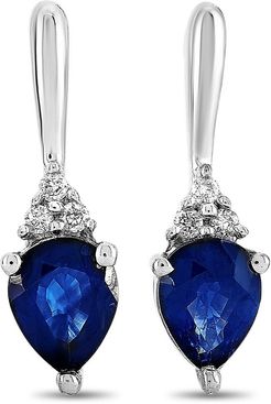 LB Exclusive 14K 0.53 ct. tw. Diamond & Sapphire Earrings
