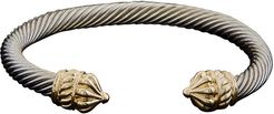 Juvell 18K Plated Twisted Cable Cuff Bracelet
