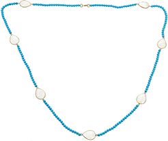 Forever Creations 18K Over Silver 165.00 ct. tw. Gemstone 36in Necklace