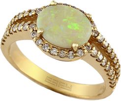 Effy Fine Jewelry 14K 1.40 ct. tw. Diamond & Opal Ring