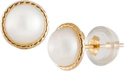 Splendid Pearls 14K 5-5.5mm Pearl Earrings