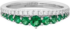 14K 0.74 ct. tw. Diamond & Emerald Ring