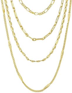 Sterling Forever 14K Plated Chain Necklace